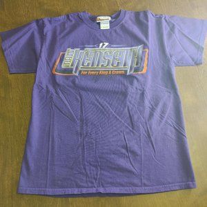 NASCAR Matt Kenseth #17 Crown Royal Double Sided TShirt Purple Size Medium